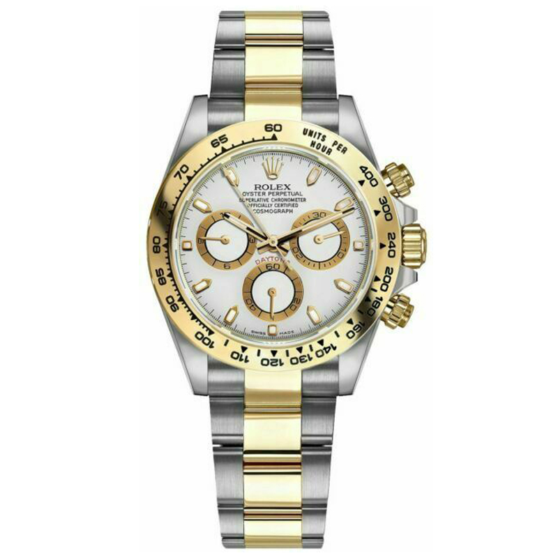 Rolex Daytona Half Gold White Dial 116503